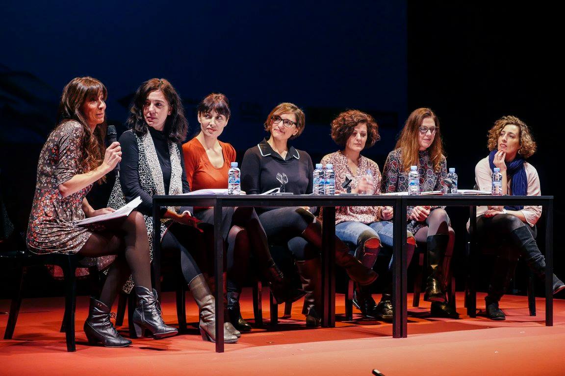Presentación de la Liga de las Mujeres Profesionales del Teatro en el Salón Del Libro Teatral 